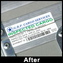 Tamper-proof Cargo Seal - Label After