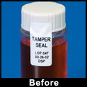 Tamper-proof Sample Protection Label - Before Label